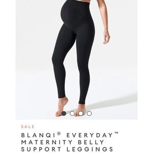 NWT BLANQI Maternity Belly Support Leggings Large